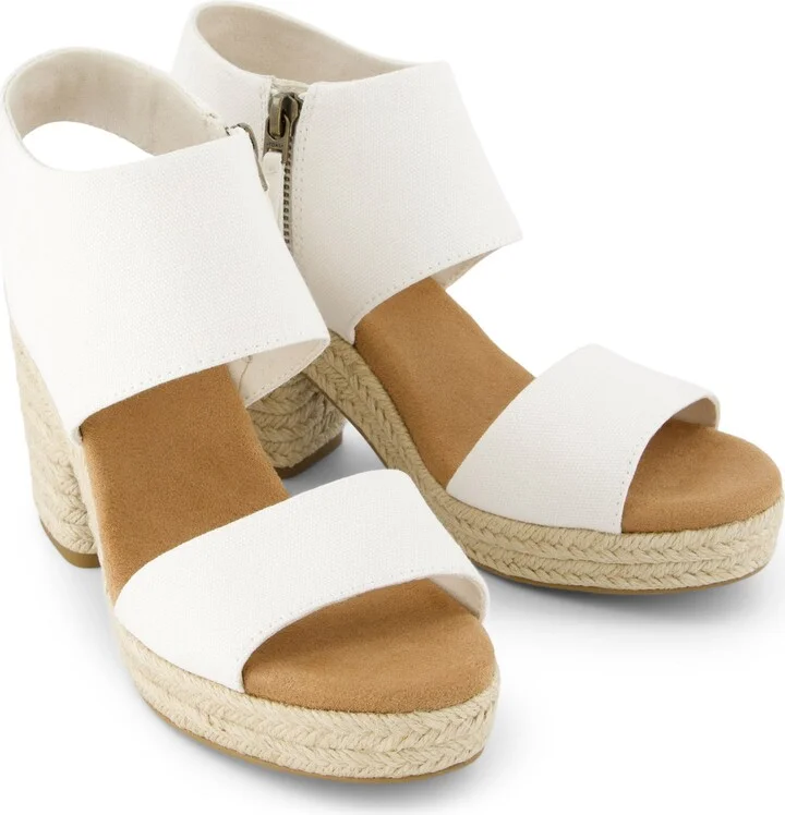 Majorca Rope Canvas Platform Sandal - Image 2