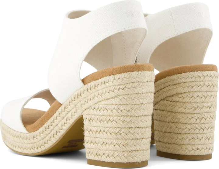 Majorca Rope Canvas Platform Sandal - Image 3