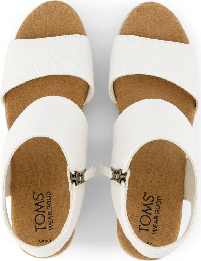 Majorca Rope Canvas Platform Sandal - Image 4
