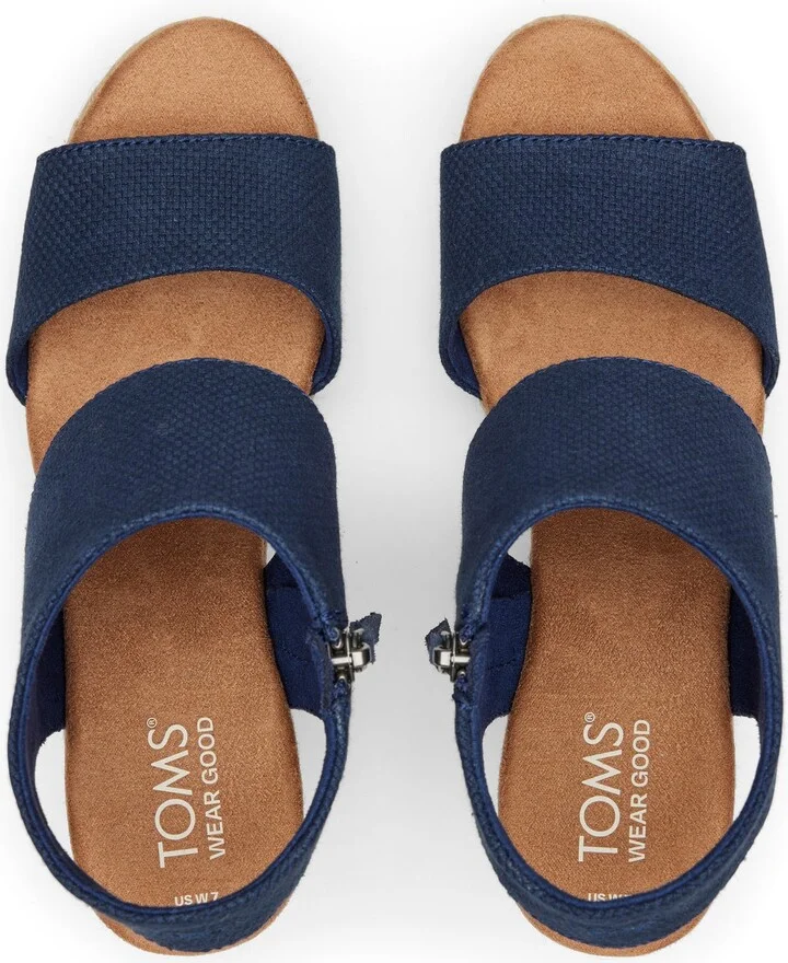 Majorca Rope Navy Platform Sandal - Image 5