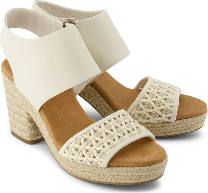 Majorca Rope Platform Sandal Natural Geo Basketweave - Image 3