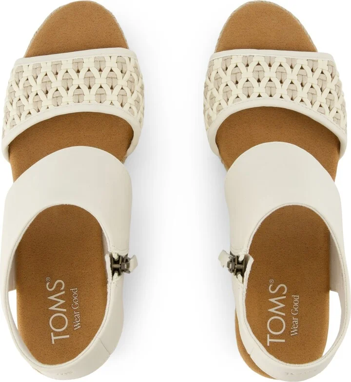 Majorca Rope Platform Sandal Natural Geo Basketweave - Image 5
