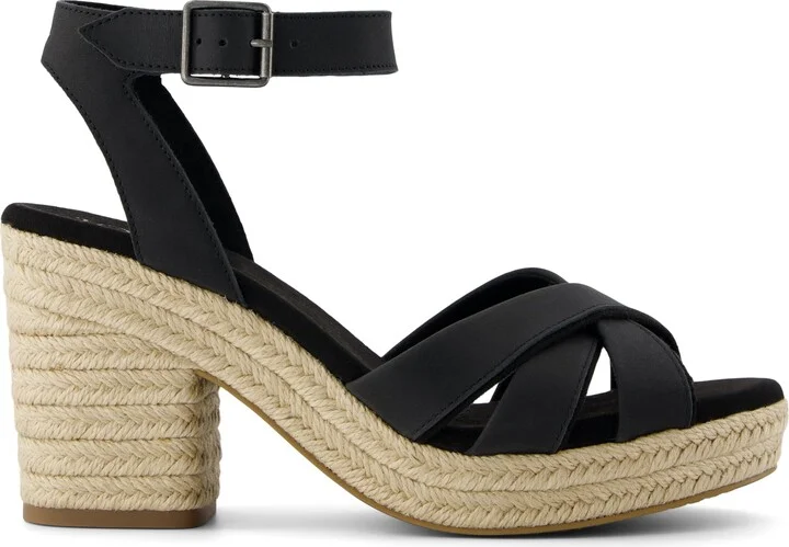 Majorca Rope Strappy Platform Sandal Leather