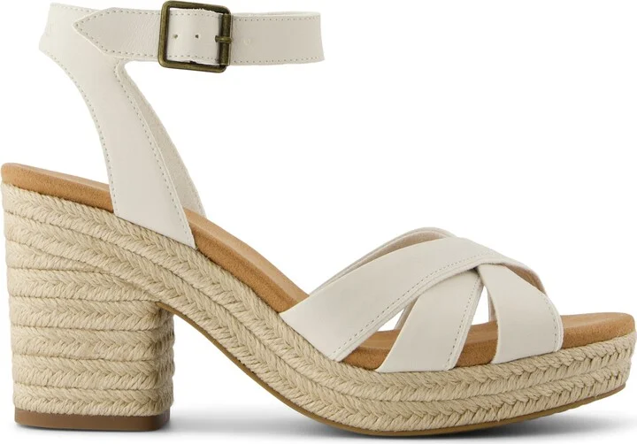 Majorca Rope Strappy Platform Sandal Light Sand Leather - Image 2
