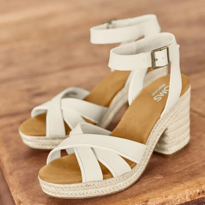 Majorca Rope Strappy Platform Sandal Light Sand Leather - Image 3