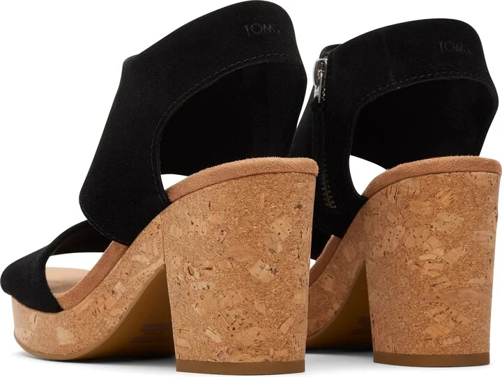 Majorca Suede Platform Cork Sandal - Image 5