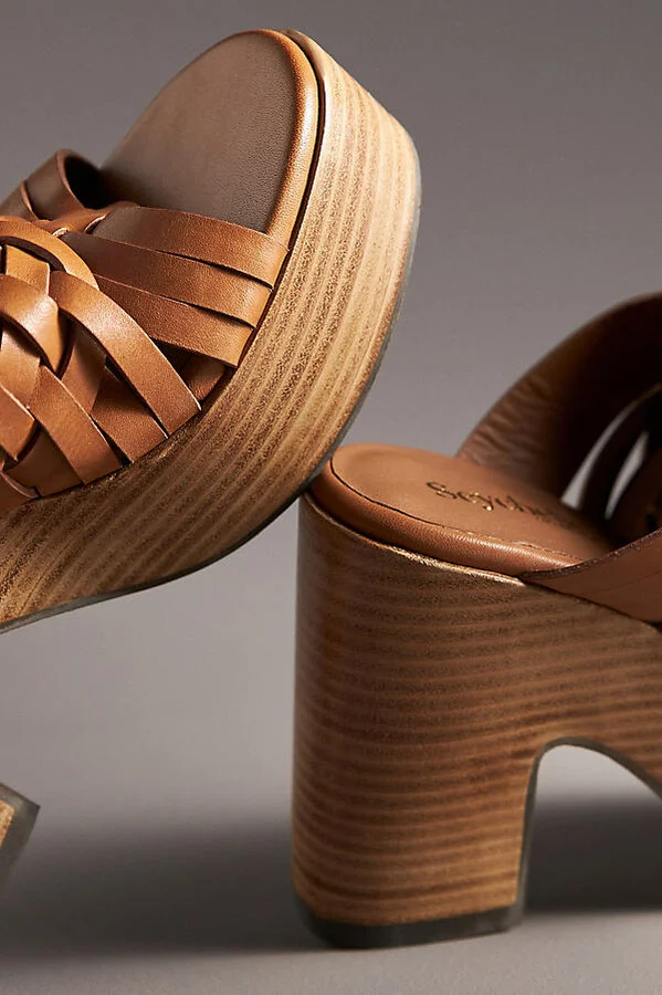 Make You Mine Wood-Bottom Heels - Image 3