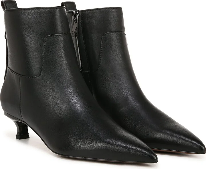Mala Pointed Toe Kitten Heel Bootie - Image 9