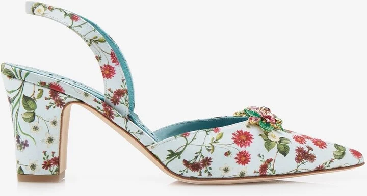 Malak 70 Silk Mules
