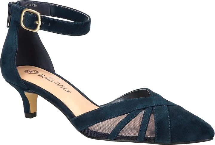 Navy Suede