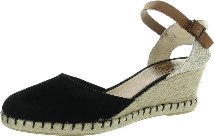 Malena Womens Solid Manmade Wedge Sandals