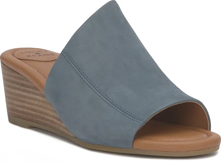 Blue Oily Nubuck