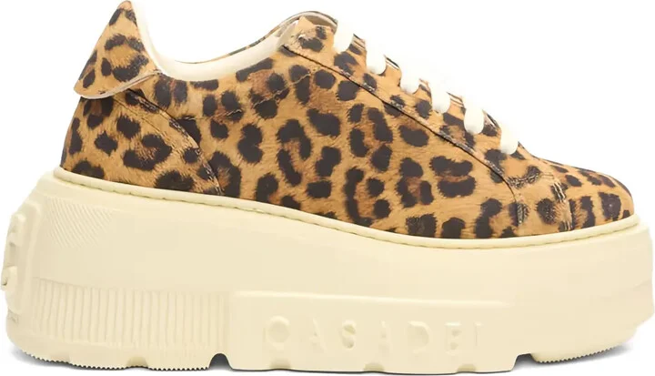 Malesia Nexus leopard-print platform sneakers