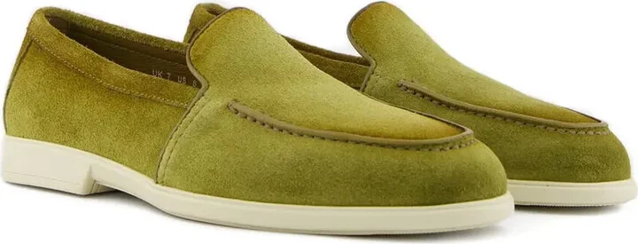 Malibu almond-toe leather loafers - Image 3