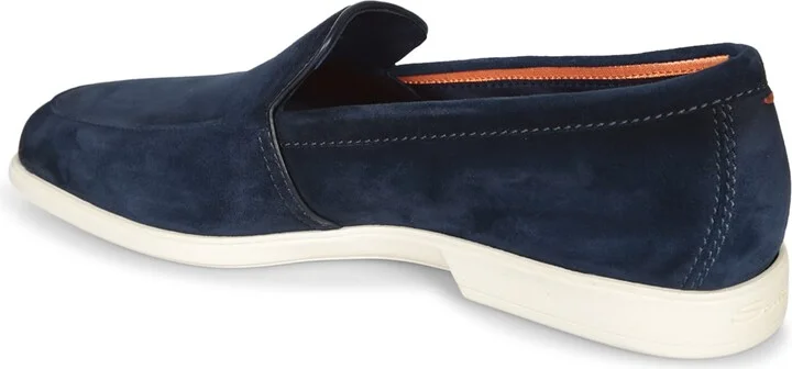 Malibu Blue Suede Loafer - Image 3