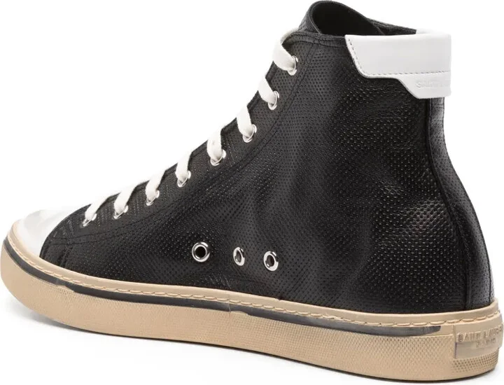 Malibu lace-up leather sneakers - Image 3