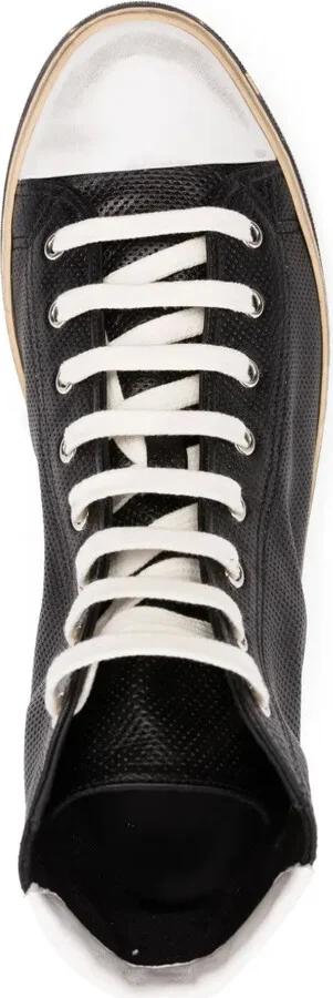 Malibu lace-up leather sneakers - Image 4
