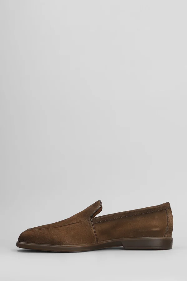 Malibu Loafers In Taupe Suede - Image 3