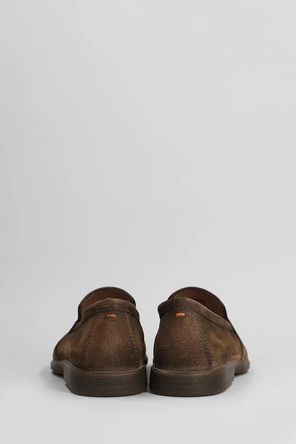 Malibu Loafers In Taupe Suede - Image 4