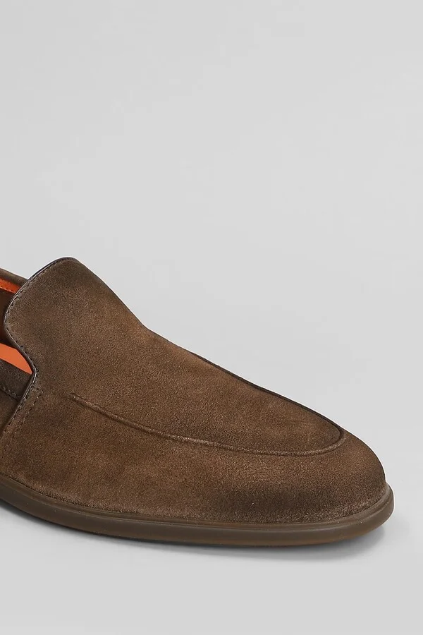 Malibu Loafers In Taupe Suede - Image 5
