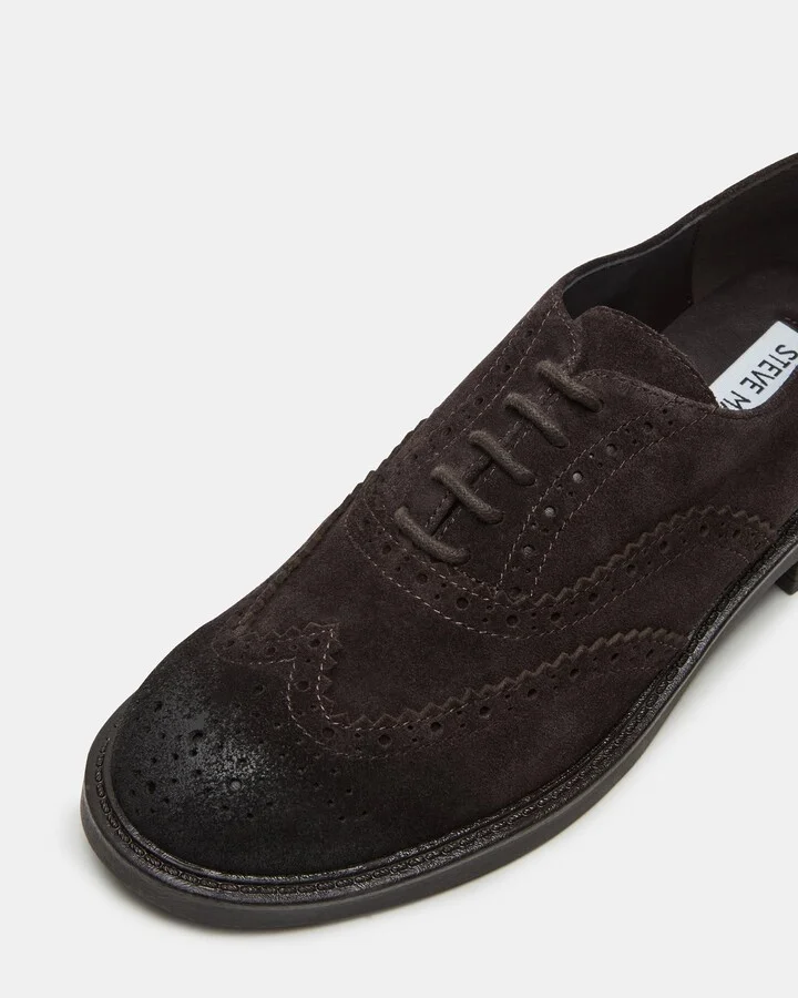 Malin Chocolate Brown Suede - Image 3