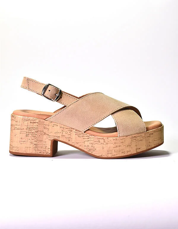 Malin Cork-Bottom Heels