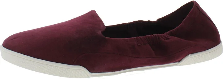 Malinda Womens Faux Leather Slip On Flats Shoes