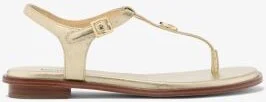 Mallory Metallic T-Strap Sandal - Image 3