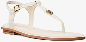 Mallory Signature Logo T-Strap Sandal