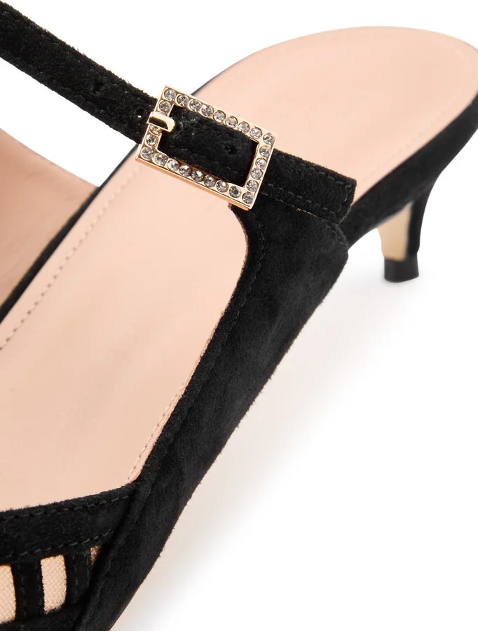 Malone Souliers Bardot 40 Suede Mules - Image 4