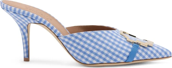 Malone Souliers Cotton Gingham Missy Mules 70