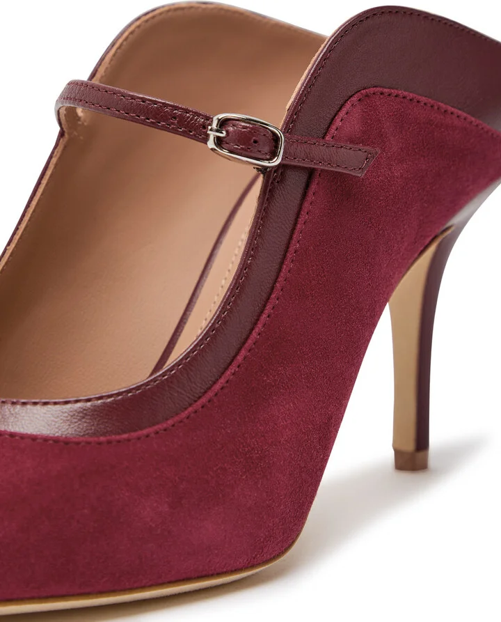 Malone Souliers Delphi 70 Suede Mules - Image 4