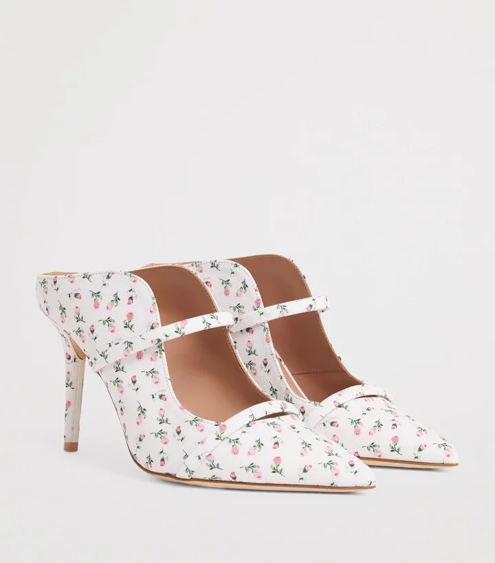 Malone Souliers Floral Maureen Mules 85 - Image 3