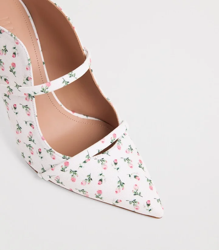Malone Souliers Floral Maureen Mules 85 - Image 5
