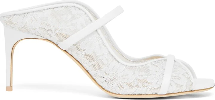 Malone Souliers Lace Noah Heeled Sandals 70