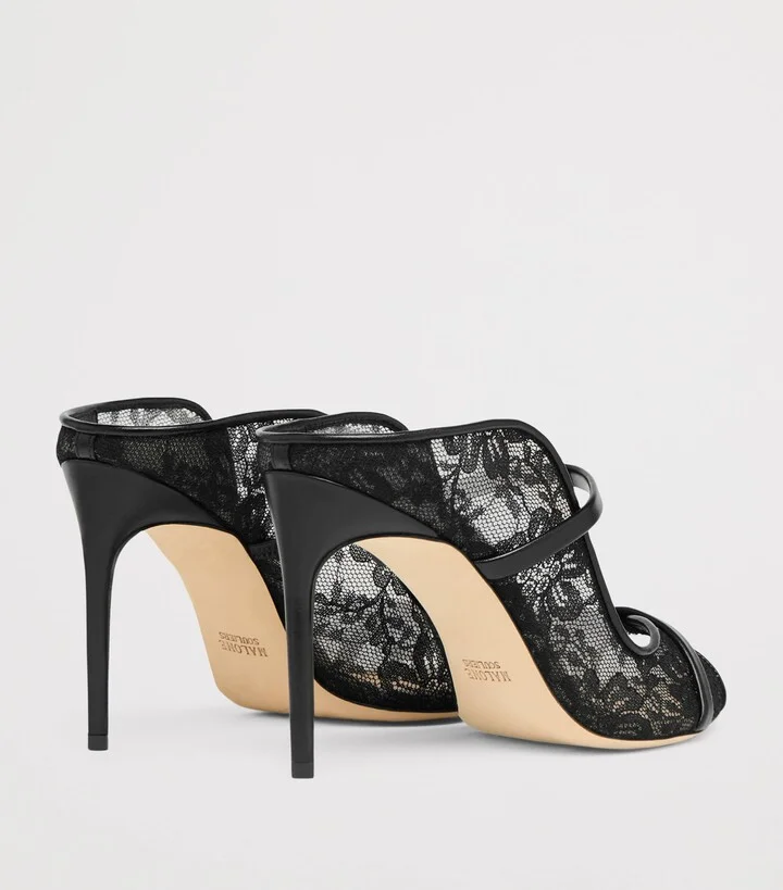 Malone Souliers Lace Noah Heeled Sandals 90 - Image 4