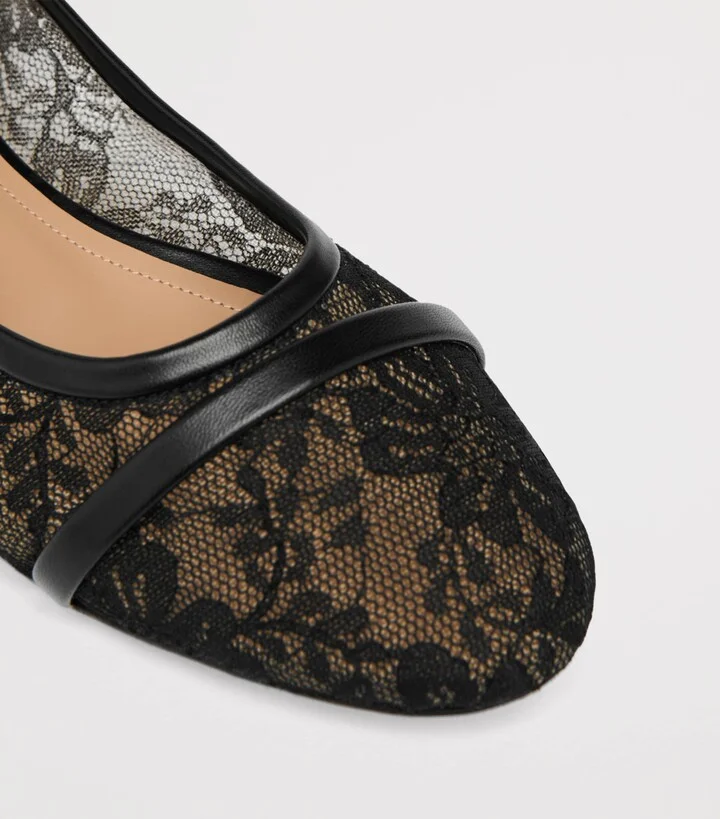 Malone Souliers Lace Sabina Ballet Flats - Image 5