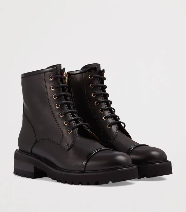 Malone Souliers Leather Bryce Ankle Boots - Image 3