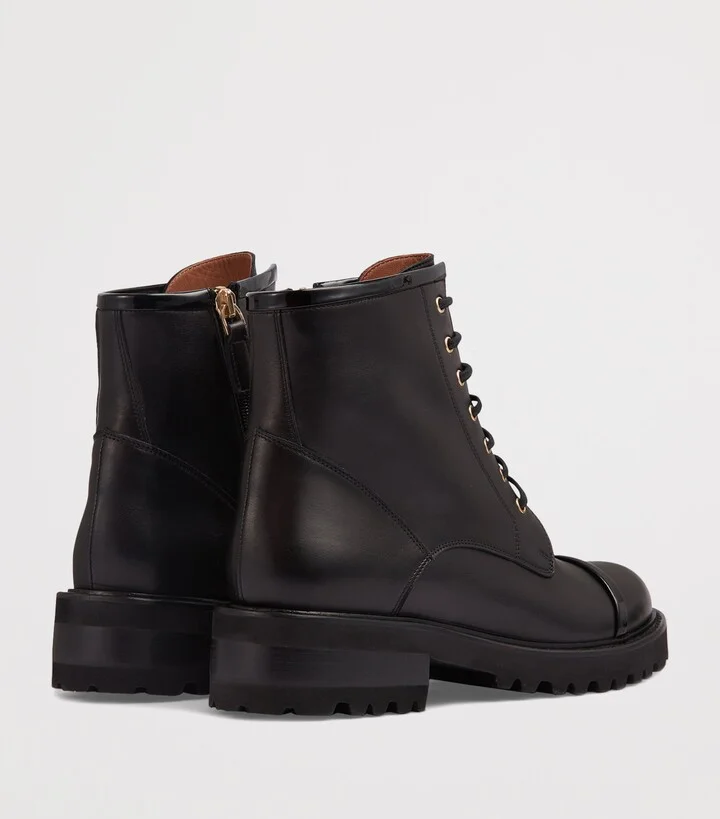 Malone Souliers Leather Bryce Ankle Boots - Image 4