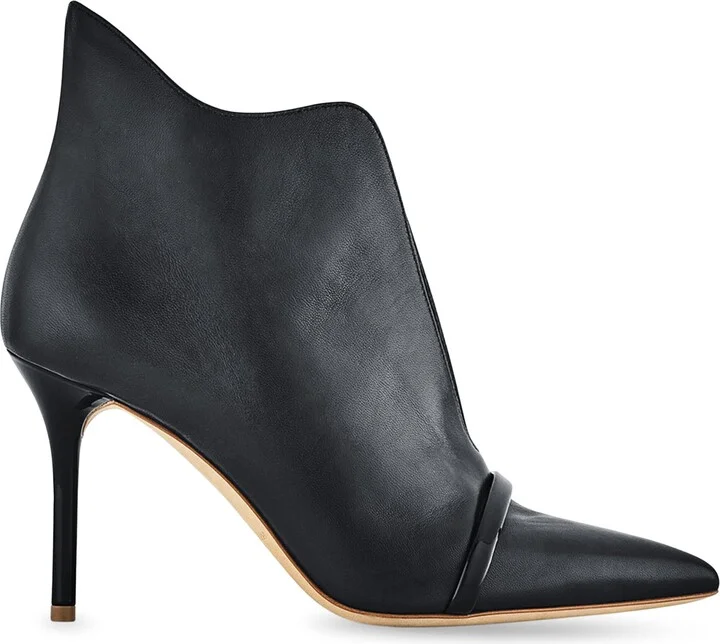 Malone Souliers Leather Cora Heeled Ankle Boots 85