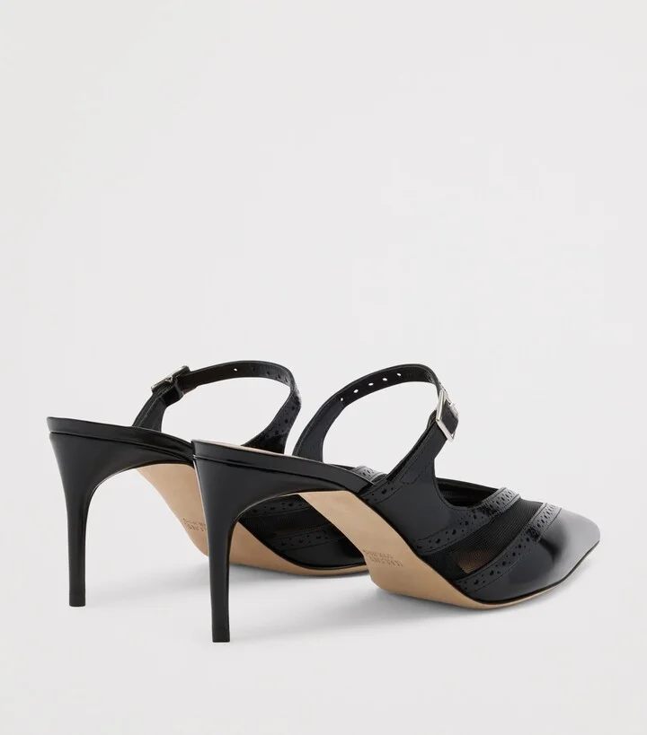 Malone Souliers Leather Cristi Mules 70 - Image 4