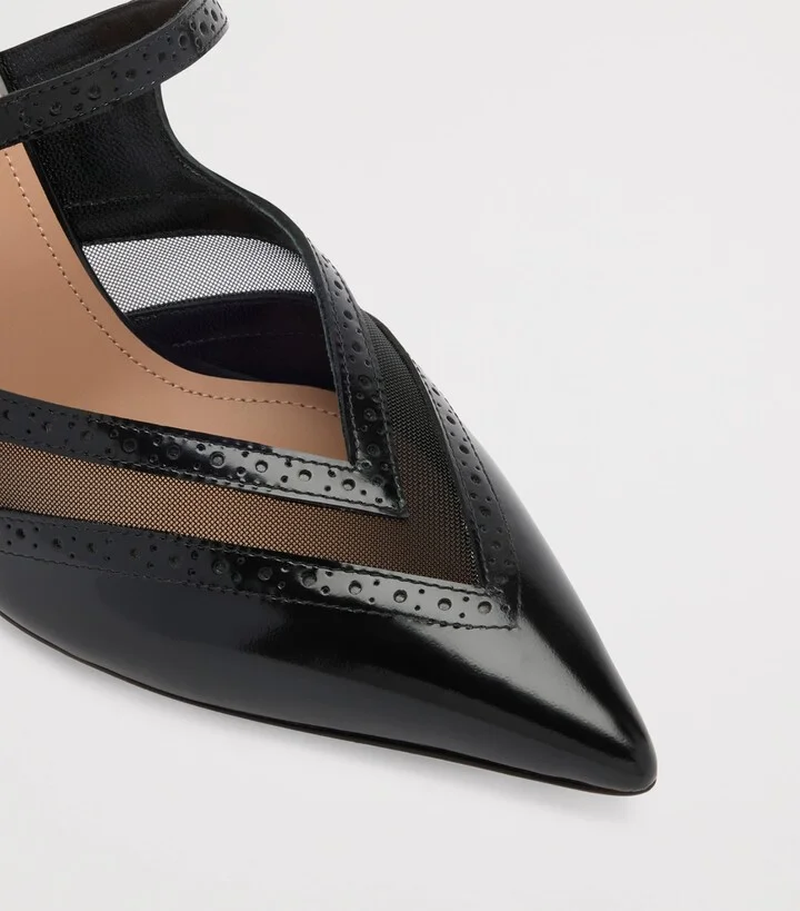 Malone Souliers Leather Cristi Mules 70 - Image 5