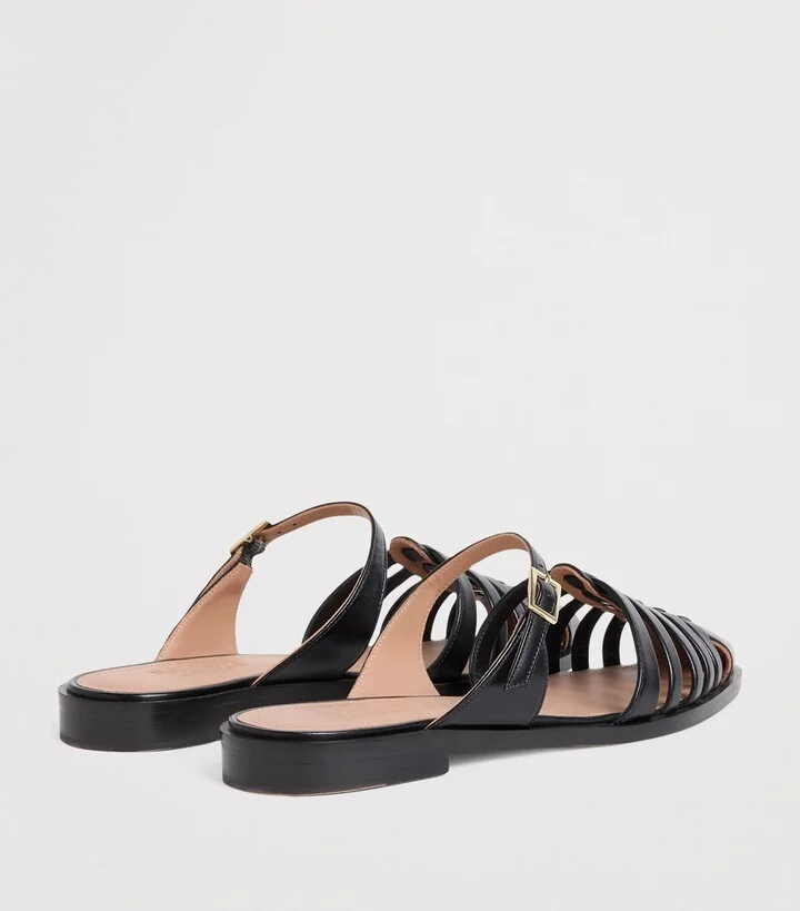 Malone Souliers Leather Eleonora Flat Mules - Image 4