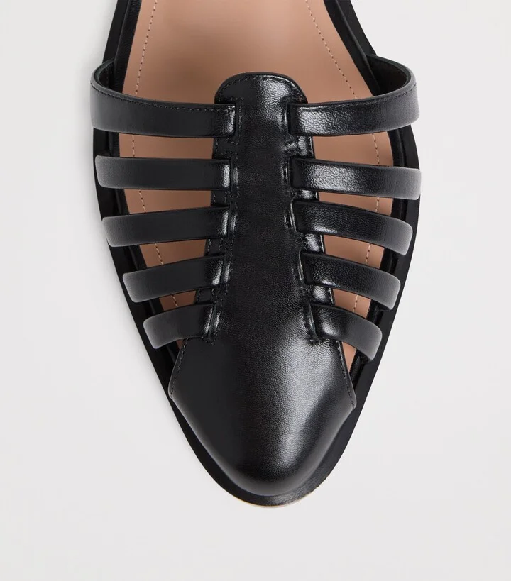 Malone Souliers Leather Eleonora Flat Mules - Image 5