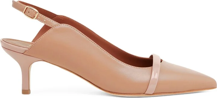 Malone Souliers Leather Marion Slingback Pumps 45