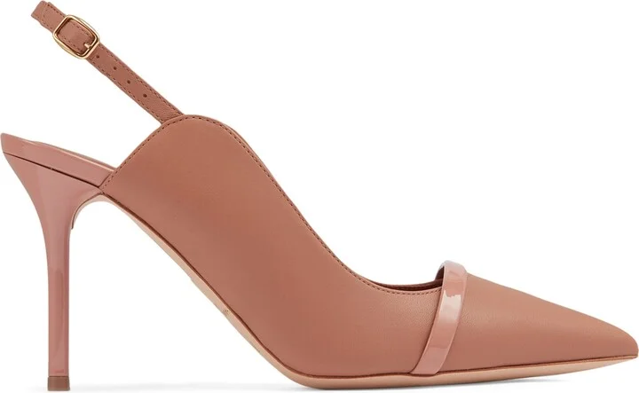 Malone Souliers Leather Marion Slingback Pumps 85