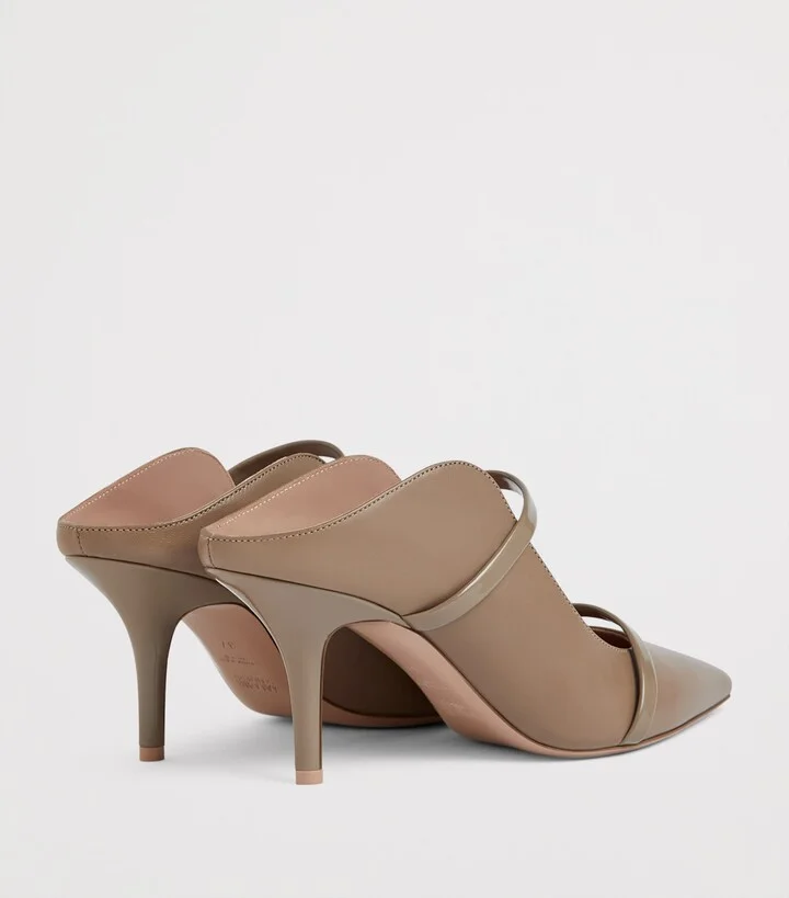 Malone Souliers Leather Maureen Heeled Mules 70 - Image 4