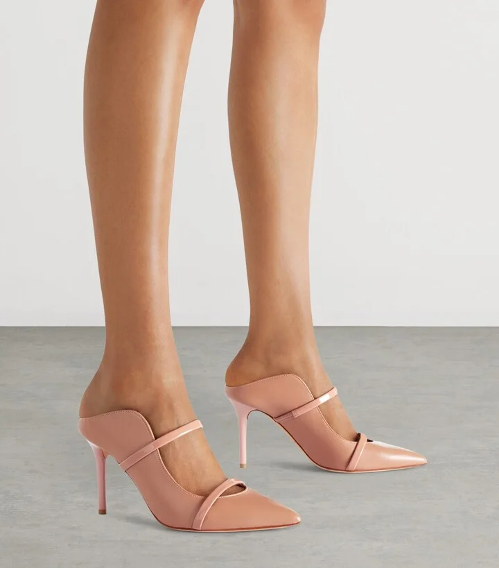 Malone Souliers Leather Maureen Mules 100 - Image 2