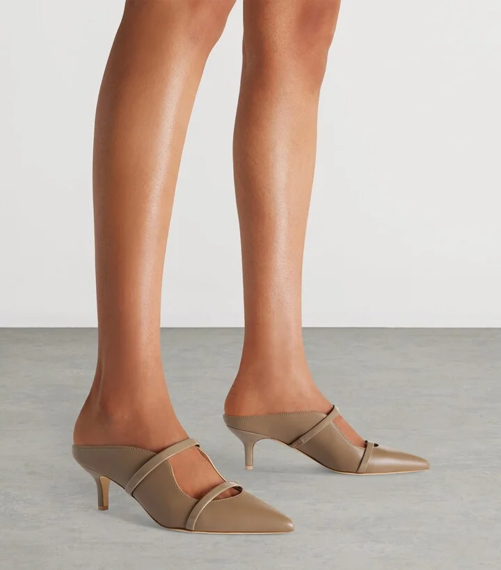 Malone Souliers Leather Maureen Mules 45 - Image 2