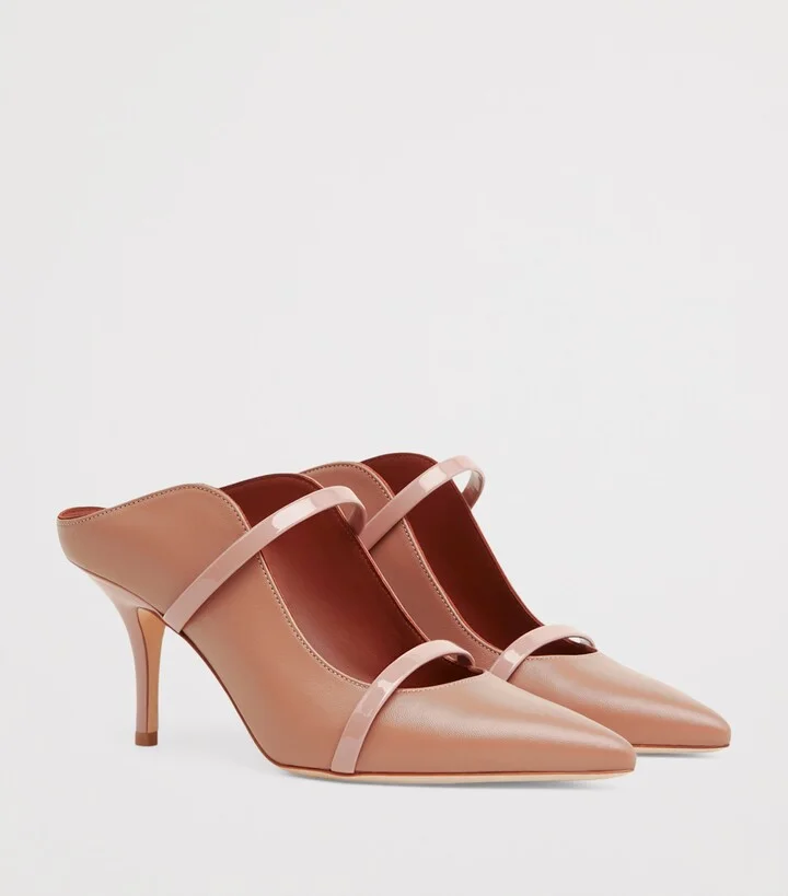 Malone Souliers Leather Maureen Mules 70 - Image 3